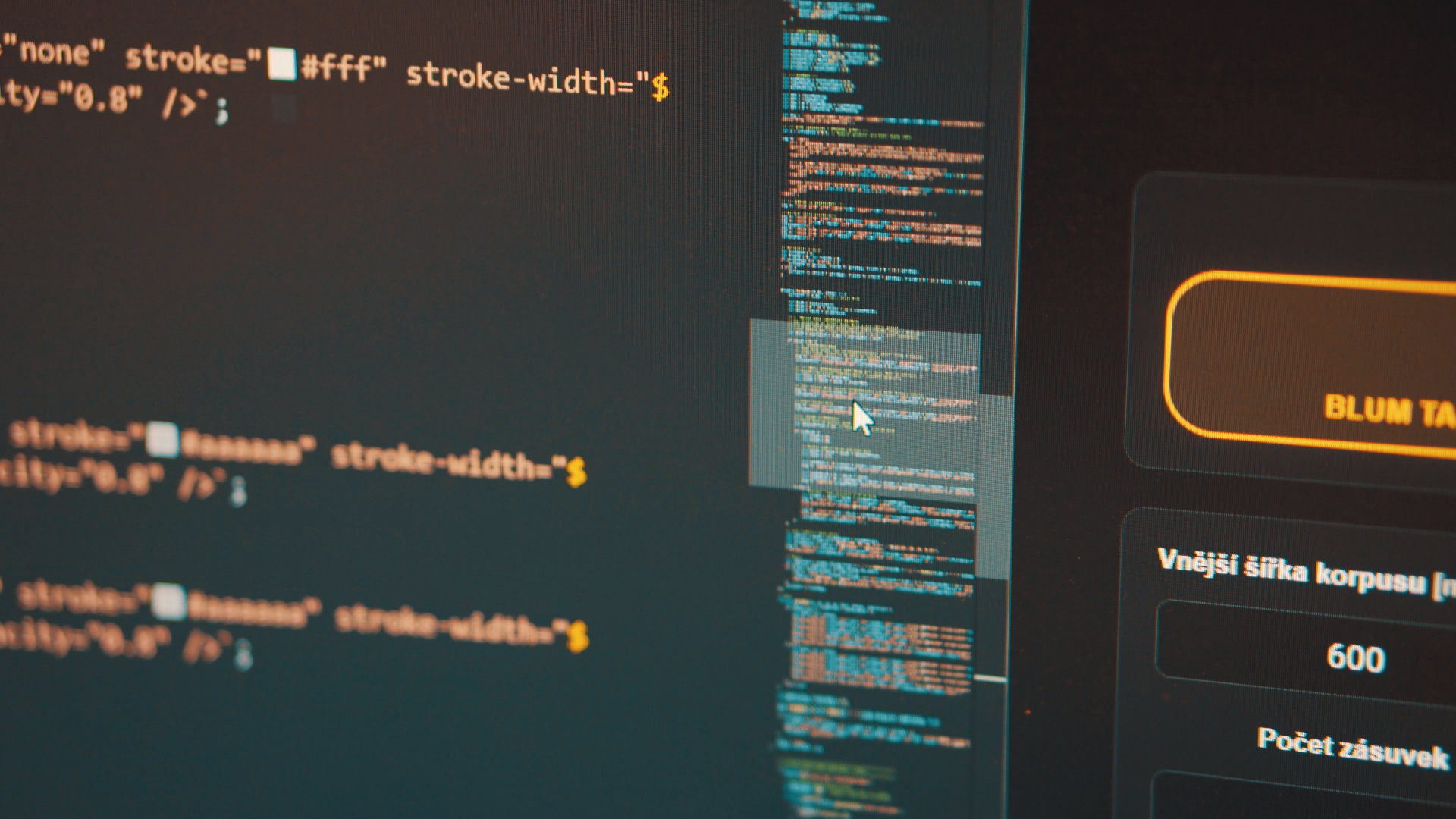 Ukázka kódu CalcWood